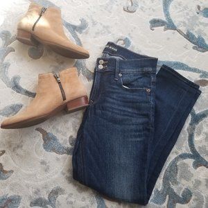 Express cropped jean legging, 4R